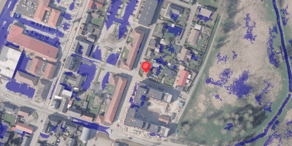 Ekstrem regn på Fredensgade 2, 8382 Hinnerup