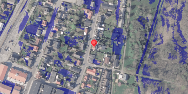 Ekstrem regn på Fredensgade 20, 8382 Hinnerup