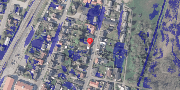 Ekstrem regn på Fredensgade 21, 8382 Hinnerup