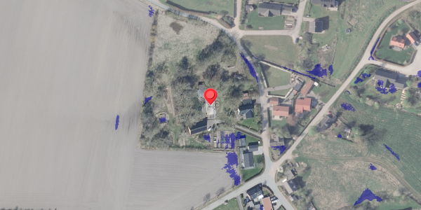 Ekstrem regn på Klapskovvej 28, 8382 Hinnerup