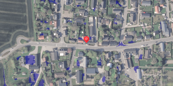 Ekstrem regn på Postvej 54, 8382 Hinnerup