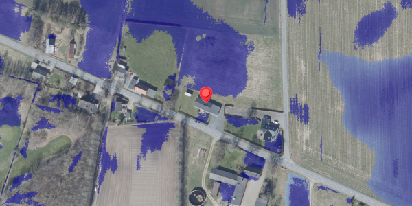 Ekstrem regn på Postvej 94, 8382 Hinnerup