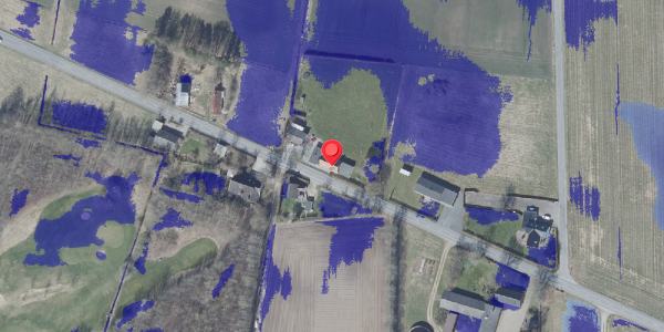 Ekstrem regn på Postvej 96, 8382 Hinnerup