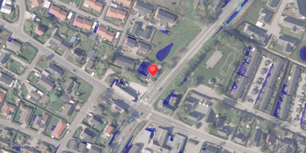 Ekstrem regn på Skanderborgvej 188, . , 8382 Hinnerup
