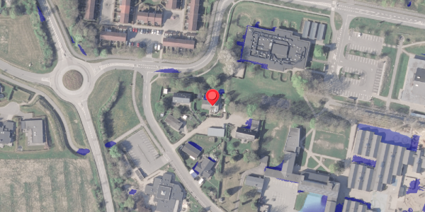 Ekstrem regn på Vestergade 92, 8382 Hinnerup
