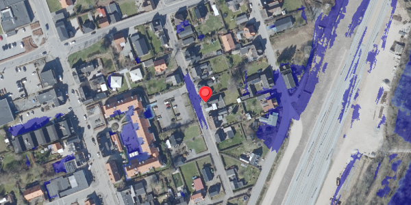 Ekstrem regn på Borgergade 21, . , 8870 Langå