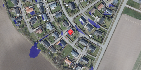 Ekstrem regn på Erantisvej 2, 8870 Langå