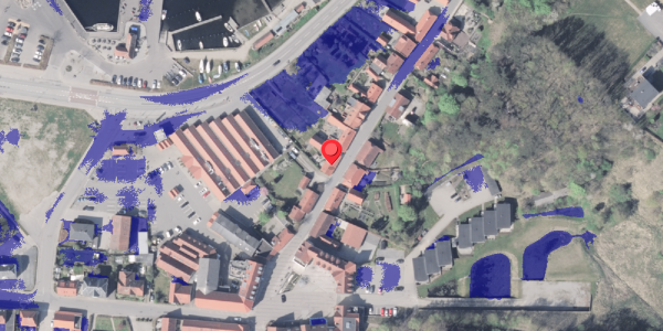 Ekstrem regn på Østergade 21, 9550 Mariager