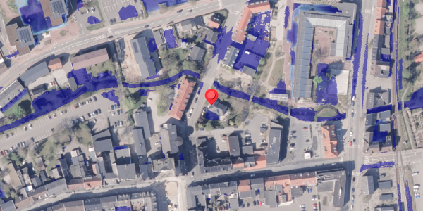 Ekstrem regn på Aabygade 4, 8300 Odder