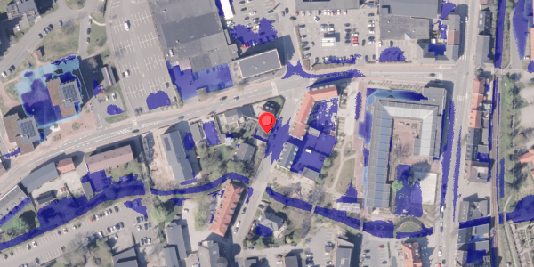 Ekstrem regn på Aabygade 9, 8300 Odder