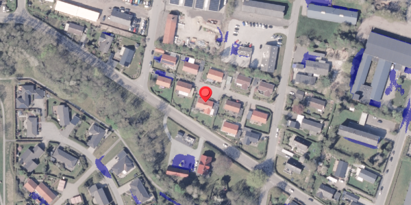 Ekstrem regn på Aahavevej 1E, 8300 Odder