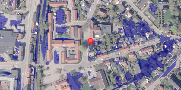 Ekstrem regn på Aaholmsgade 4, 8300 Odder