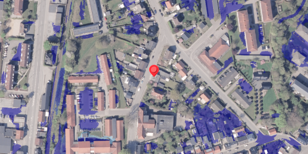 Ekstrem regn på Aaholmsgade 10, 8300 Odder
