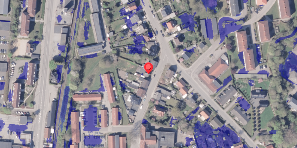 Ekstrem regn på Aaholmsgade 11, 8300 Odder