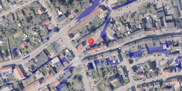Ekstrem regn på Aaparkeringen 4, 8300 Odder