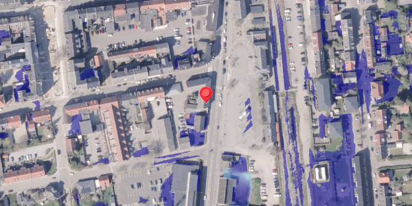 Ekstrem regn på Banegårdsgade 10, . , 8300 Odder