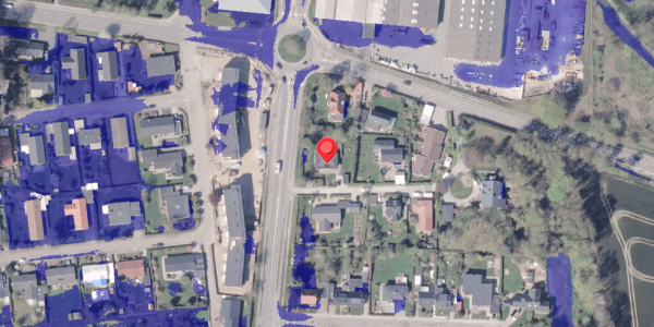 Ekstrem regn på Bentzonsvej 1, 8300 Odder