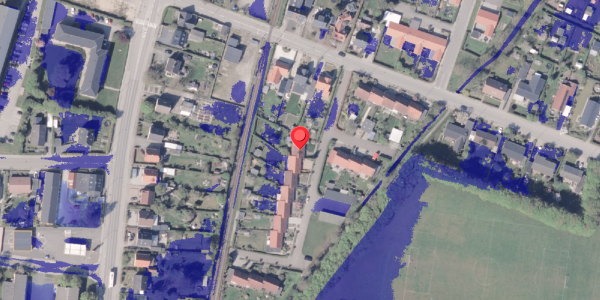 Ekstrem regn på Bisgaardsparken 2, 8300 Odder