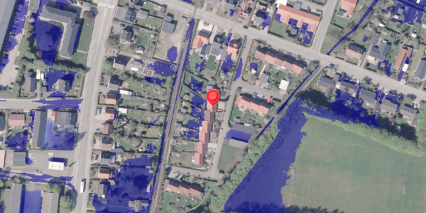 Ekstrem regn på Bisgaardsparken 4, 8300 Odder