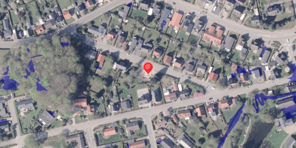 Ekstrem regn på Borgbjergalle 5, 8300 Odder