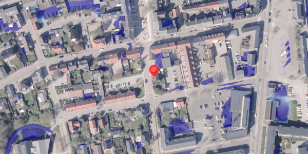 Ekstrem regn på Boulevarden 3, 8300 Odder