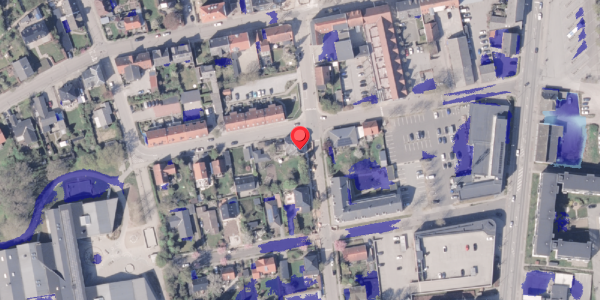 Ekstrem regn på Boulevarden 6, 8300 Odder