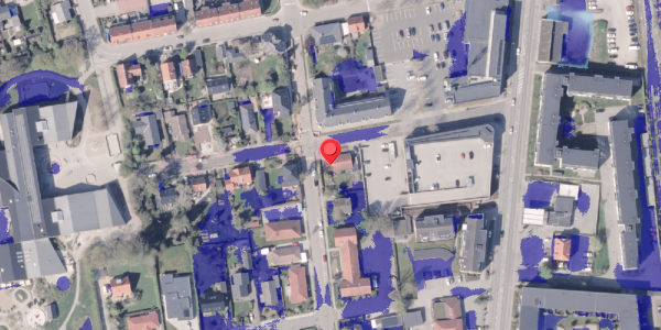 Ekstrem regn på Boulevarden 9, 8300 Odder