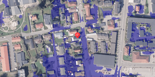 Ekstrem regn på Boulevarden 20, 8300 Odder