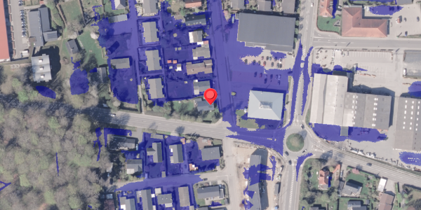 Ekstrem regn på Boulevarden 36, 8300 Odder