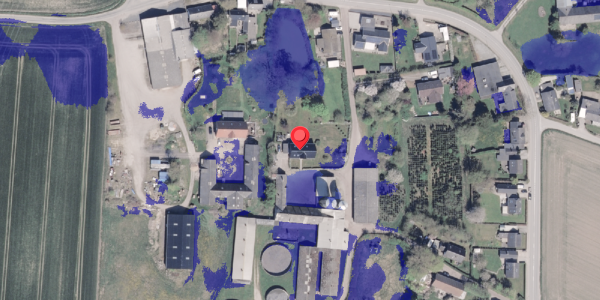 Ekstrem regn på Drammelstrupvej 7, 8300 Odder