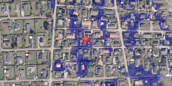 Ekstrem regn på Drosselvej 148, 8300 Odder