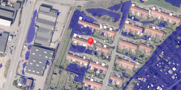 Ekstrem regn på Enghaven 21B, 8300 Odder