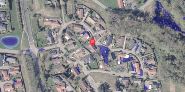Ekstrem regn på Frederikshaldparken 14, 8300 Odder