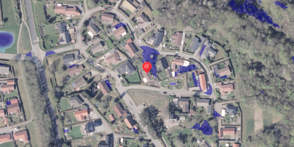Ekstrem regn på Frederikshaldparken 16, 8300 Odder