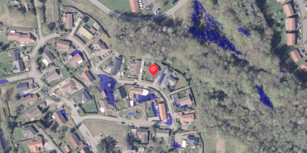 Ekstrem regn på Frederikshaldparken 31, 8300 Odder
