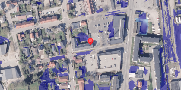 Ekstrem regn på Gersdorffsgade 2A, 8300 Odder