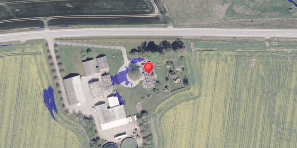 Ekstrem regn på Grobshulevej 348, 8300 Odder