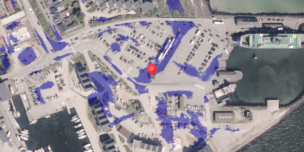 Ekstrem regn på Havnegade 4, 8300 Odder