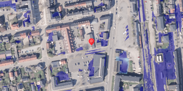 Ekstrem regn på Holsteinsgade 1D, 8300 Odder