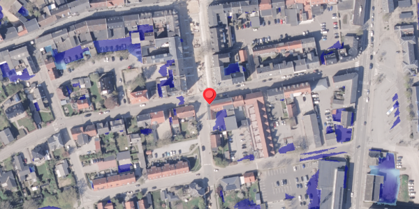 Ekstrem regn på Holsteinsgade 15D, 8300 Odder