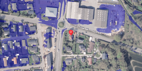 Ekstrem regn på Houvej 2, 8300 Odder