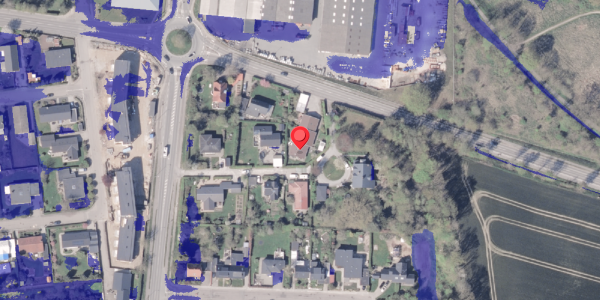Ekstrem regn på Houvej 6C, 8300 Odder