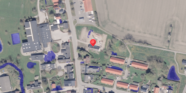 Ekstrem regn på Hovedgaden 26, 8300 Odder