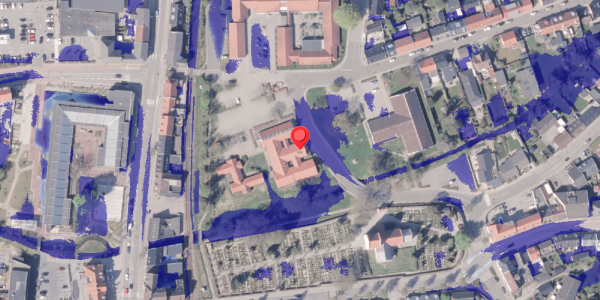 Ekstrem regn på Kirkesti 3, 8300 Odder