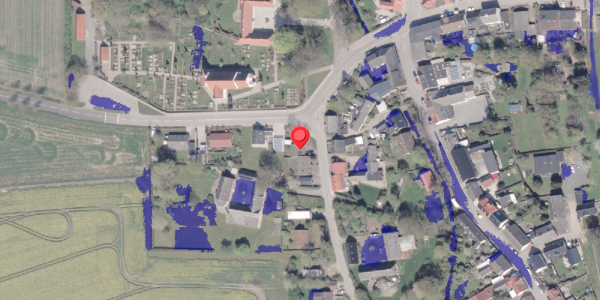Ekstrem regn på Krogsgade 2A, 8300 Odder