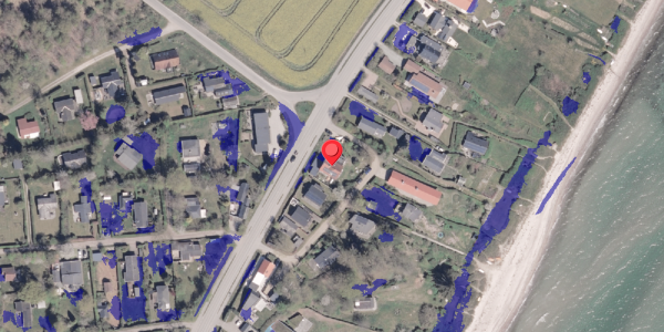 Ekstrem regn på Kystvejen 154, 8300 Odder
