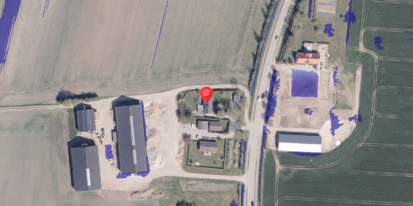 Ekstrem regn på Kystvejen 259, 8300 Odder