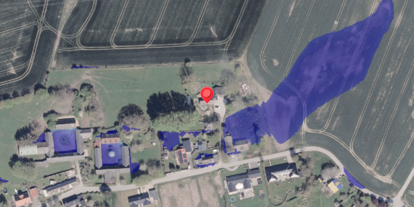 Ekstrem regn på Nølev Byvej 19, 8300 Odder