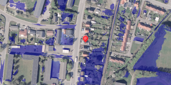 Ekstrem regn på Rådhusgade 74, 8300 Odder