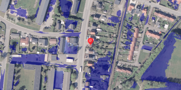 Ekstrem regn på Rådhusgade 76, 8300 Odder